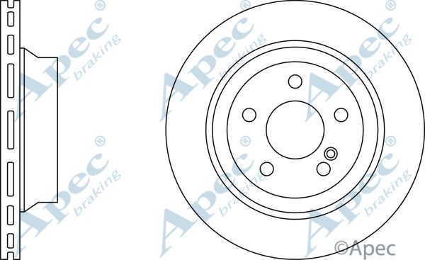 APEC BRAKING stabdžių diskas DSK2193